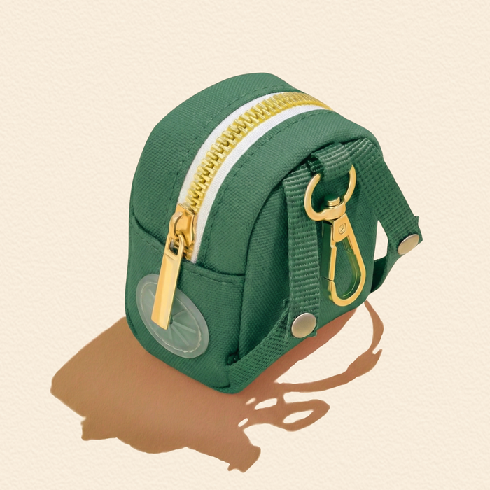 Forest Green Dog Harness Walking Set