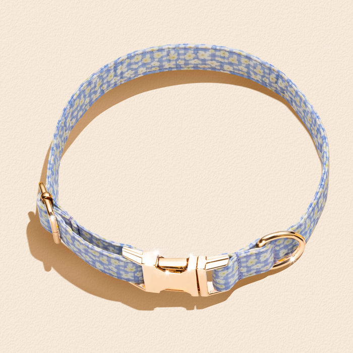 Lilac Gingham - Matching Collar and Bandana Set